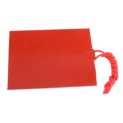 Image of Icstation 12V 25W Flexible Silicone Rubber Heater Mat Constant Temperature 80X100mm (Pack of 4)