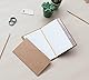 Grupo Erik Ersatz für Reisetagebücher - Nachfüllpack - Dotted Notebook 12x19,6 cm - 40 Seiten liniert und 40 Seiten mit Punktraster, RCV01, Weiß