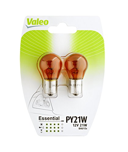 Valeo Ampoule Halogène ESSENTIAL 32108 PY21W lot de 2