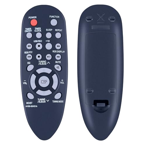 GOUYESHO Télécommande de Rechange AH59-02431A pour système Audio Samsung MM-E320 MM-E330 MM-J320 MM-J330 pour télécommande Samsung