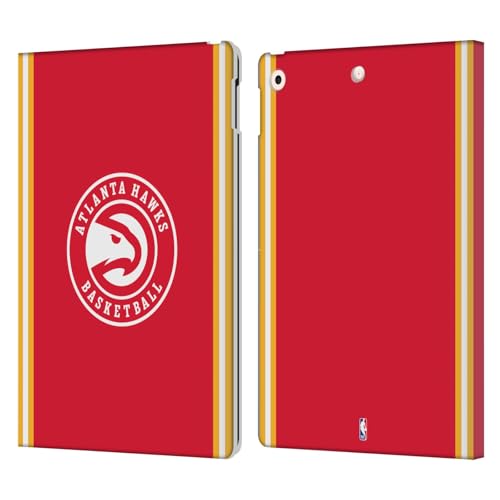 Étui cuir iPad 10.2 Atlanta Hawks avec fermeture magnétique et support vidéo