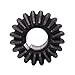 2Pcs Bevel Gear Tapered Bevel Pinion Gear Bevel Gears 2 Module 20 Teeth for Hardware Mechanical Rotation (20T 16mm Hole)