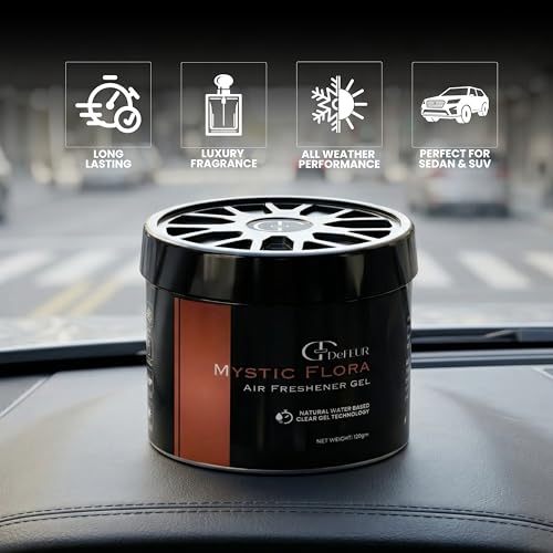 Image of Mystic Flora Perfume - Gel Car Air Freshener (120) | Gel Lasts up to 45 days | Car Accessories