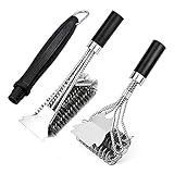 Anyingkai Cepillo para Barbacoa de Acero Inoxidable,Cepillo para Barbacoa de Gas,Cepillo Barbacoa de...