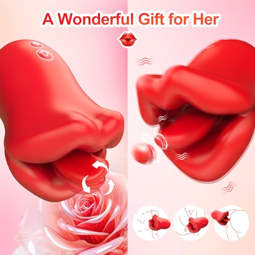 Vibrador Boca e Língua 10 Intensidades de Vibração Silicone Recarregável