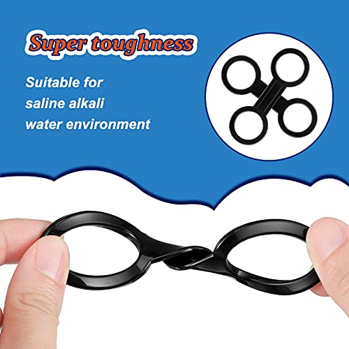 Frienda Silicone Snorkel Clip Diving Snorkel Holder Snorkel Keeper Dive Plastic Clip Snorkel Keeper Tube Holder Quick Release Snorkel Holder Snorkeling Equipment For Diving, Black (12 Pieces) #TOP6