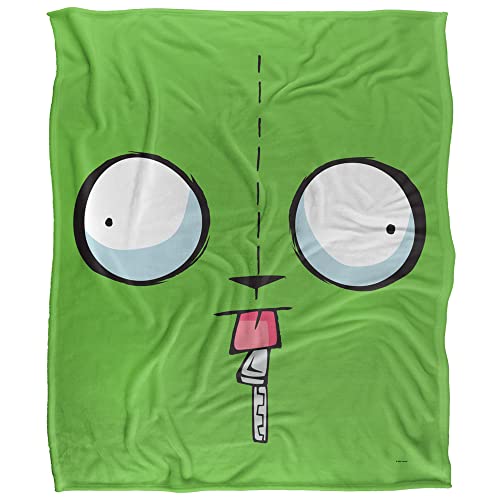 Invader Zim Invader Zim Gir Face Plaid Ultra Doux au Toucher Soyeux – 152 x 127 cm – vue 2