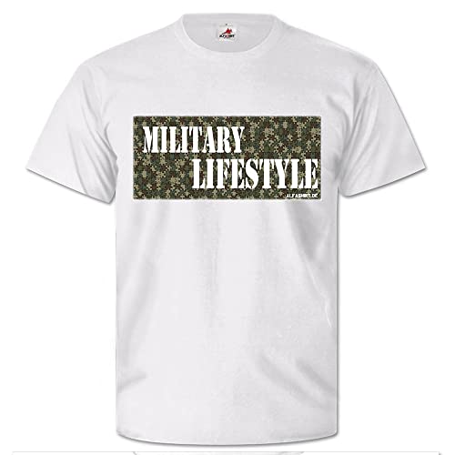 T-shirt militaire blanc alfashirt Tarn mode homme grande taille pour un look urbain casual