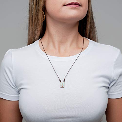 Intercession™ Metal Catholic Scapular (Small)4