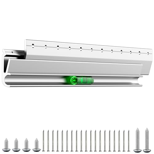 Image of 12 Inch Low Wall Damage French Cleat Picture Hanger with Pin Sized Nail Holes,No Stud Mounting Bracket Hangers Picture Hanger Frame Hanging System Kit for Rental Apartment for Art, Mirror - 1 Pair