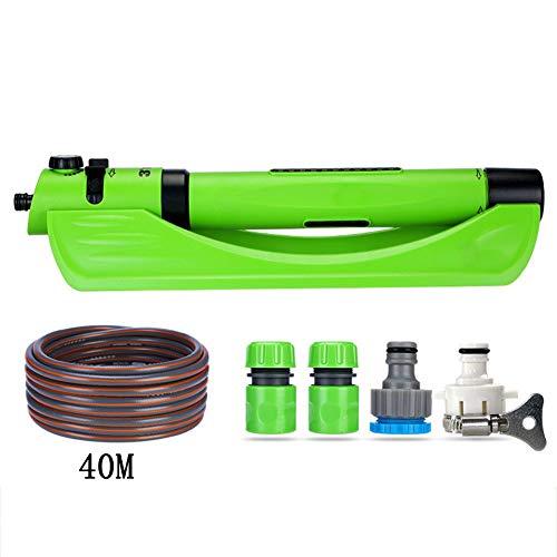 Wuzhengzhijia Automatic sprinkler sprinkler roof cooling watering sprinkler garden sprinkler rotating sprinkler lawn irrigation (Color : H)