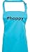 Shirtinstyle Delantal del Babero Delantal de Cocina Hashtag # Happy, Muchos Colores - Turquesa, 72 x 86 cm