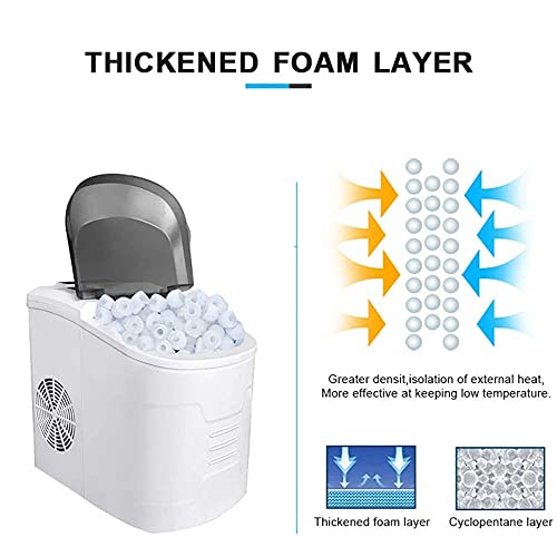 Fabricadora portátil de hielo para encimera miniatura 4