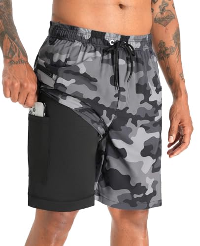 APTRO 2 in 1 Men's Swim Trunks 9