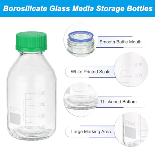 Bouteilles de laboratoire en verre pour l'organisation de vos solutions