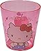 Sanrio Hello Kitty Plastic Cups 7.8 Ã— 8.5 Ã— 7.8 cm 260ml Dinnerware Drinkware Saucers Kitchen (Red)