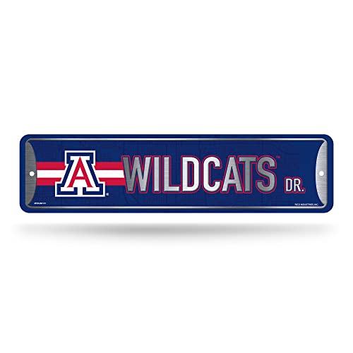 Rico Industries NCAA Arizona Wildcats Metal Street Sign