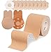 kairui Boob Tape Push Up,Reggiseno Invisibile Adesivo,Reggiseno Senza Ferretto Senza Spalline,Reggiseno Adesivo,Coppe Adesive Seno, Nastro Adesivo Reggiseno, per Torace Riunito Prevenire