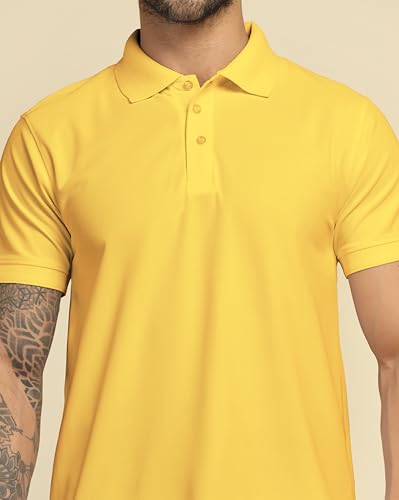 Image of VastraVibes Men's Polo Regular Fit T-Shirt