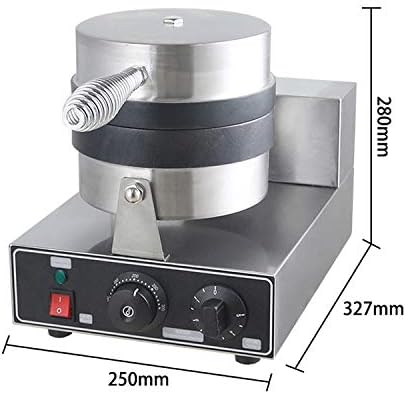 Kolice Commercial Gelato Panini Press Machine, Donut Ice Cream Dessert Italy Ice Cream Sandwich Press Burger Maker- 1300W, Timer and Temperature Control, Non-Stick Teflon Coating