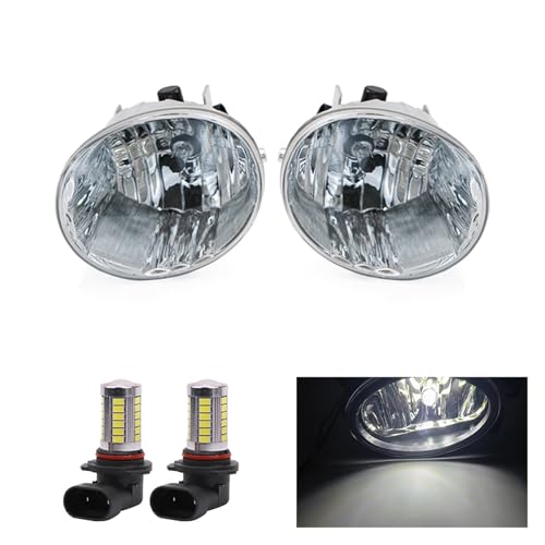 Antibrouillard avant pour Toyota Hilux 2005-2009 avec phares LED blancs pare-chocs