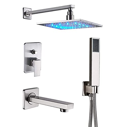 Ensemble de robinets de douche de salle de bain en laiton massif et finitions luxe