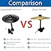 Car Cymbal Air Vent, Mini Car Crash Cymbals, Drum Cymbal For Music Lovers for Enhance Driving Pleasure, for Most Vehicles, 360° Rotation (Black)