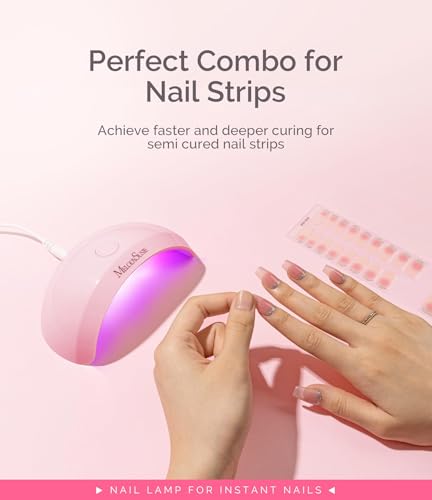 Image of MelodySusie Pocket-Sized UV /LED Nail Lamp P-Art04 for Semi-Cured Strips