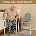 Bedside Commode Mat Bedside Toilet Mat with Raised Edge for Seniors Under Commode Chair Mat Non-Slip Recycle Commode Toilet Pad Silicone Mat for Portable Adults Potty 23.6