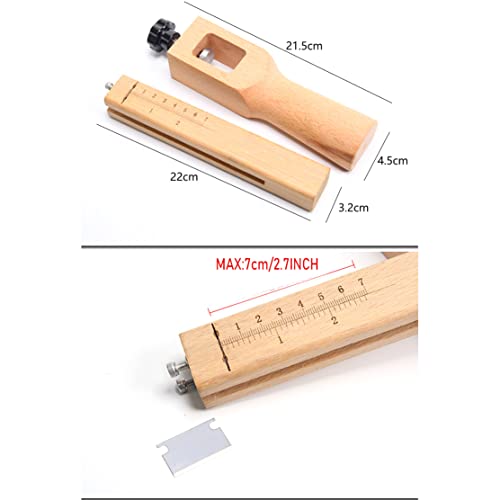 Professional Adjustable Leather Strap Cutter Leather Craf Diy Hand Cutting Tool With Blades Leather Craft Tools And Supplies #TOP1