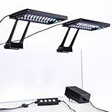 hygger Clip On Aquarium LED Light with Multi-Channel Controller, Fish Tank Light 24/7 Lighting Sunrise-Daylight-Moonlight and DIY Mode, Adjustable Timer/Brightness Light 7 Colors for Freshwater (2)