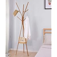 Freestanding Iron Coat Rack Stylish Floor Stand Hanger Wrought Iron Design Modern Home Elegant Entryway Storage (Color: C)
