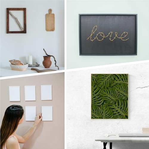 Image of 450pcs 7size Picture Hangers, D-Ring and Sawtooth Hangers Heavy Duty Assorted Kits with Screws for Picture Frame, Canvas Painting, Clock, Artwork Clipboard Hanging Wall Mounting