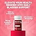 QurItAll BerryQure Cranberry & D-Mannose Supplements for Women - D-Mannose Pills with Cranberry Juice Powder, Hibiscus Flower & Dandelion Herb Supports Urinary Tract Health - 60 Capsules