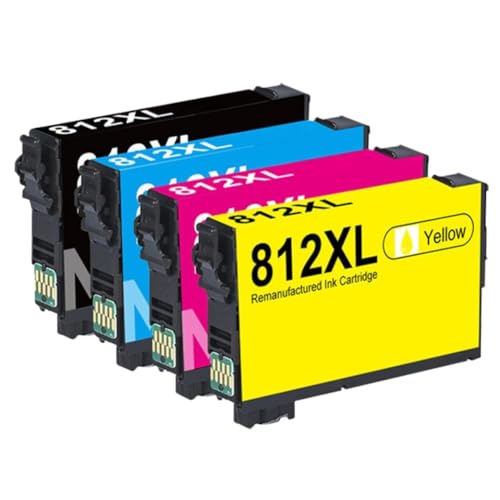 Pack T812 XL cartouche d'encre idéale pour réussir l'impression de vos dossiers en télétravail