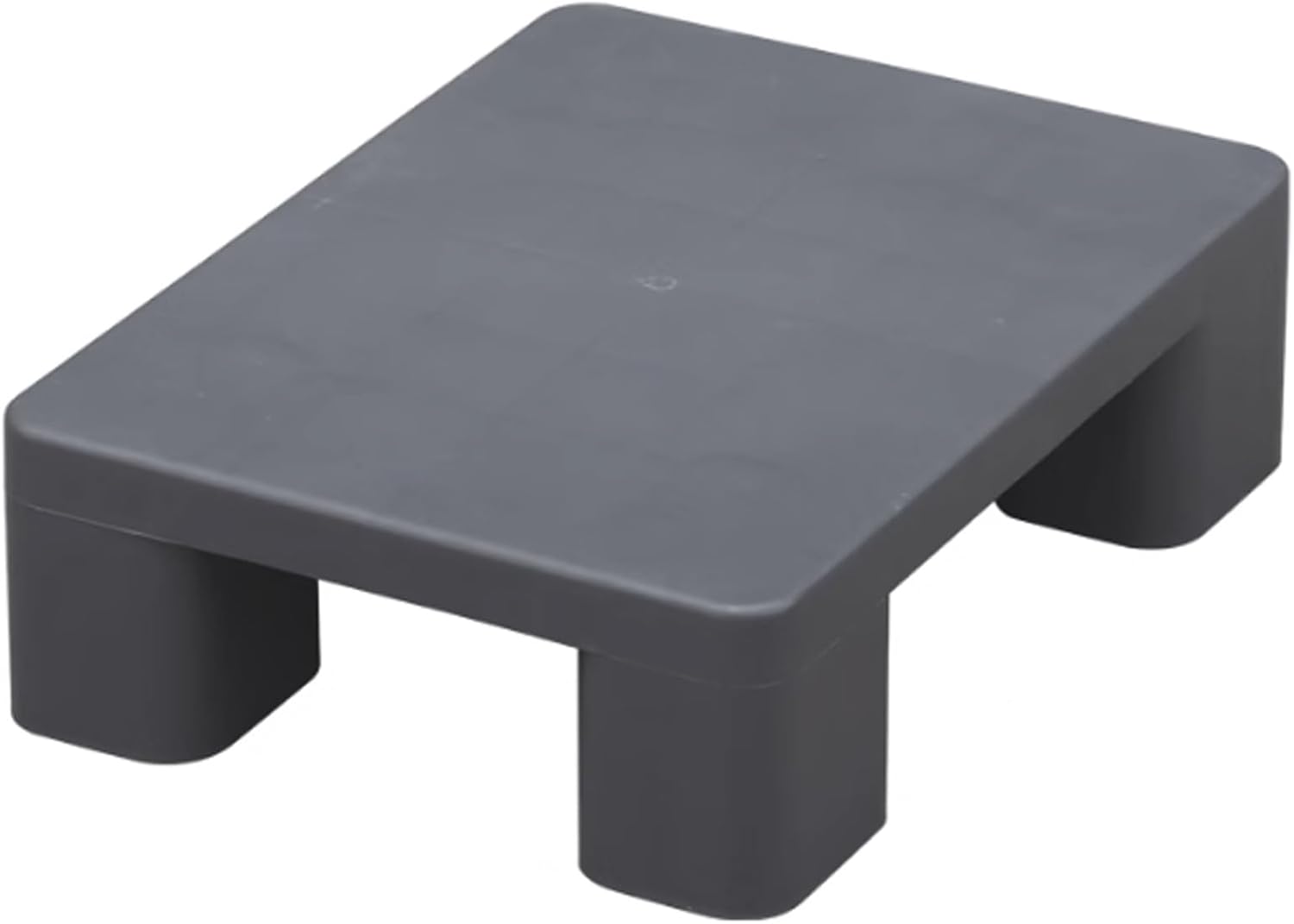 Plastic Pallet Waterproof Storage Pad Grid Mats Solid-Proof and Stable Splicing Plastic Pallets for Basements Warehouses and Factories(Gray,50x40cm/20x16in)