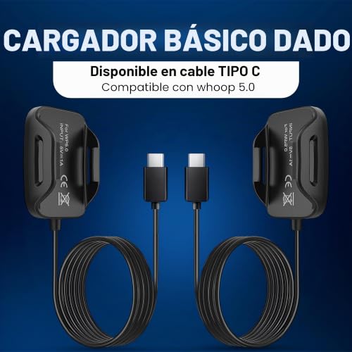 Cargador con cable Dado compatible con WHOOP 5.0 para evitar cortes 4