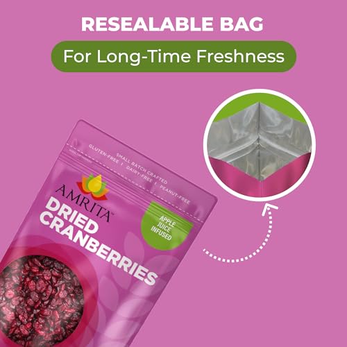 Amrita DRIEDCRANBERRY_1POUND Dried Cranberries 1 Lb thumb #4