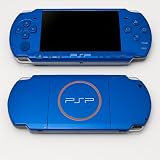 Piegricdiat Playstation Portable 3000 Series Handheld Gaming Console System, Retro Arcade Mini PSP Handheld (BLUE, 64GB)