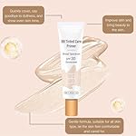 BB Tinted Moisturizer SPF 30, BB Tinted Care Primer, BB Tinted Care Primer with Brush, Full Coverage Light-Medium Skin Color Hydrating & Smoothing (Natural*1 with Brush) - Image 2