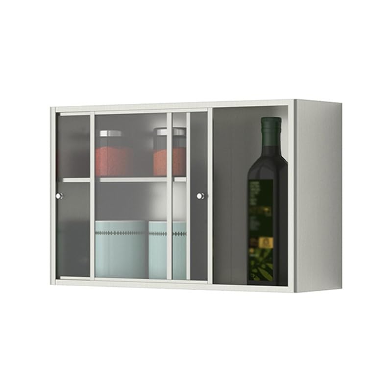 Meuble de rangement mural en inox pour optimiser l'espace de votre cuisine