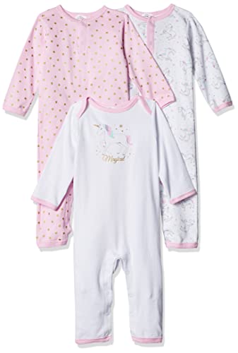 Image of Hudson Baby Baby Cotton Union Suit, 3 Pack