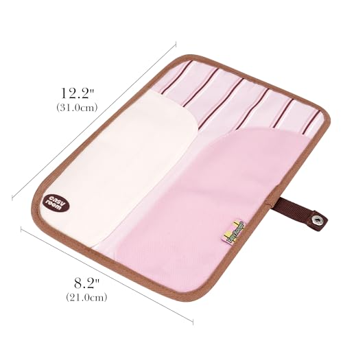 Bolso plegable para plancha de pelo portátil color rosa miniatura 2