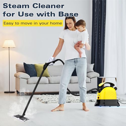 Image of Heavy Duty Steam Cleaner Base with Removable & Lockable Platform, Easy Assembly, Portable on Wheels, Floor Protection for Household & Commercial Steam Cleaners