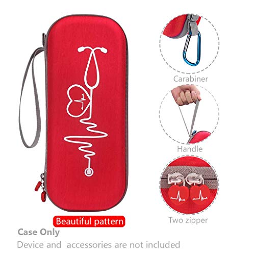 CUCUDAI Estojo de transporte de viagem portátil EVA bolsa organizadora para acessórios de estetoscóp