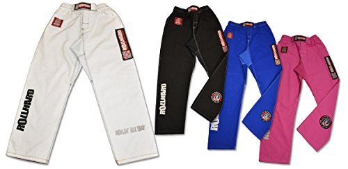 ROLL HARD Hybrid Flex Panel Gi Pant - White, Blue or Black (Pink, A2)