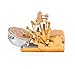 RAJ GHARANA METALS Metal Automatic Aarti Machine for Home - Small Arti Machine for House Temple - Atri Machine with Drum, Bells with Adjustable Arti Tempo/Rhythm - Ideal Gift for All Occasion, Gold