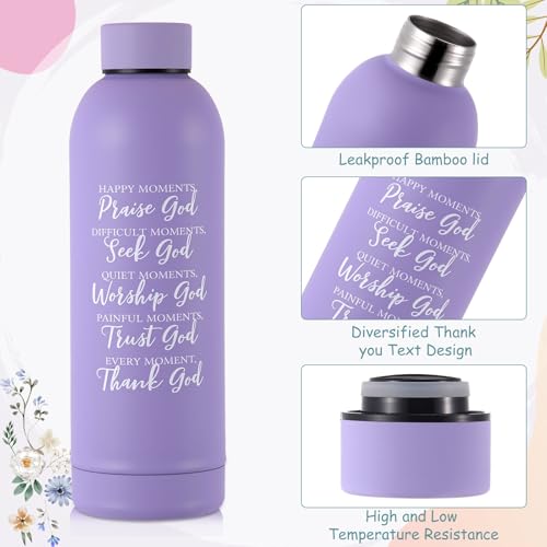 7 Pcs Christian Gift for Women Faith, Inspirational Religious Christmas Gifts, Catholic Tote Bag Makeup Bag Pens4