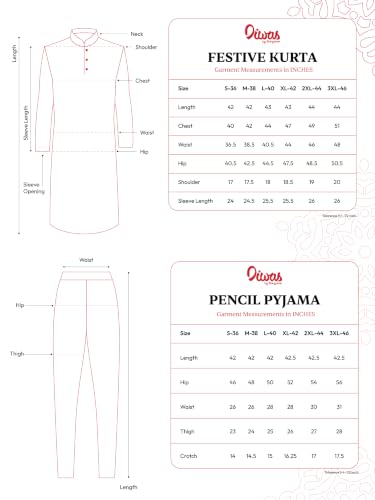 Image of Manyavar Men's Cotton Blend Floral Print Full Sleeves Long Kurta Pyjama Set (2pcs)