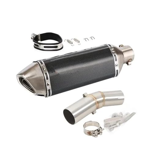 Silencieux amovible et tube central pour Kawasaki ER6N ER6F adaptateur d'échappement moto